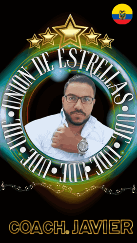 Man In Circle Saying Coach Javier GIF