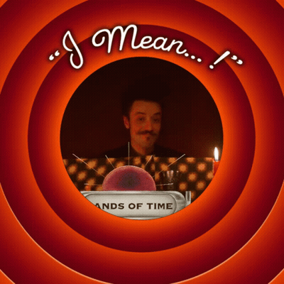 Man In Circle Saying I Mean GIF