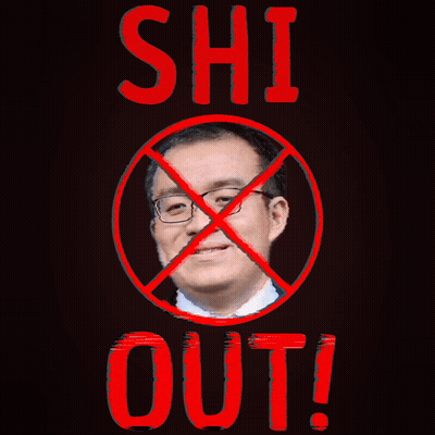 Man In Circle Saying Shi Out GIF