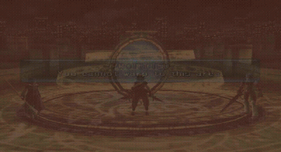 Man In Circle With Sword GIF