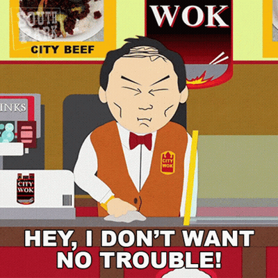 Man In City Wok Restaurant GIF