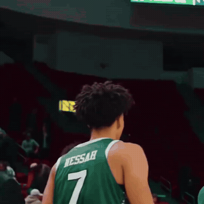 Man In Cleveland State Jersey Number 1 GIF