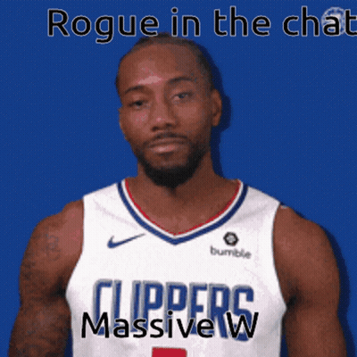 Man In Clippers Jersey Rogue In Chat GIF