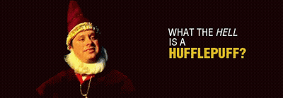 Man In Clown Costume What The Hell Is A Hufflepuff GIF