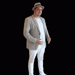 Man In Coat Welcome Home GIF