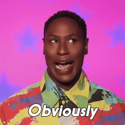 Man In Colorful Shirt Saying Obviously GIF