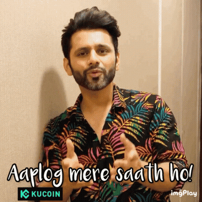 Man In Colorful Shirt Thumbs Up Aaplog Mere Saath Ho GIF