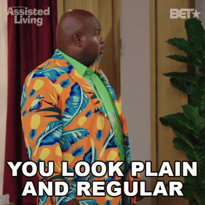 Man in Colorful Suit Says You Look Plain and Regular