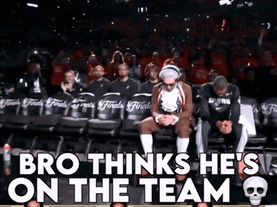 Man In Costume Bro Thinks He's On The Team GIF