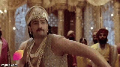 Man In Costume Dancing With Crowd GIF