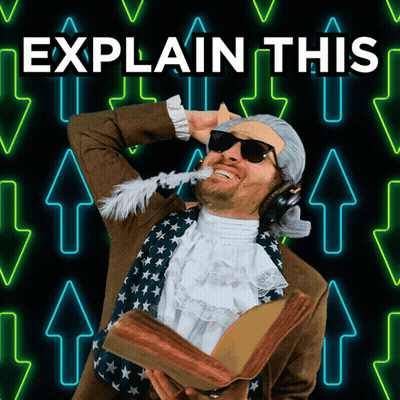 Man In Costume Holding Book Explain This GIF