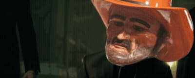 Man In Cowboy Hat And Mask GIF