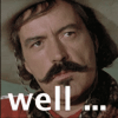 Man In Cowboy Hat And Mustache Saying Bye GIF