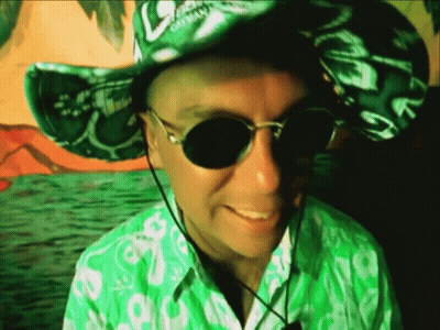 Man In Cowboy Hat And Sunglasses Smiling GIF
