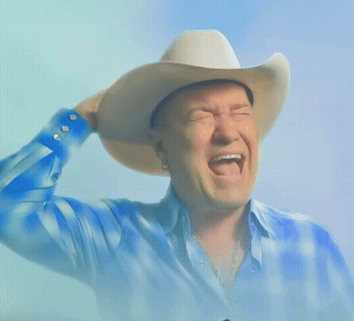 Man In Cowboy Hat Giving Thumbs Up GIF