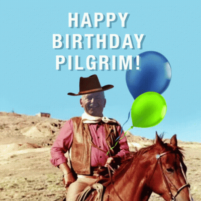 Man In Cowboy Hat Holding Gun And Horse GIF