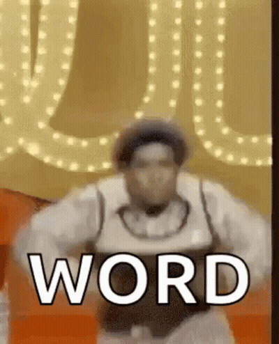 Man In Cowboy Hat In Front Of Word Sign GIF