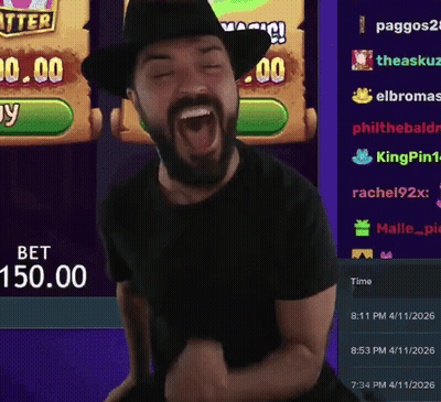 Man In Cowboy Hat Laughing At Bet Screen GIF