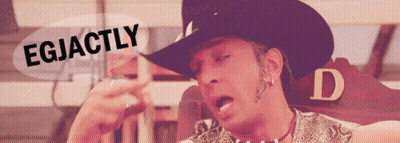 Man In Cowboy Hat Saying Egjactly GIF