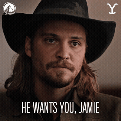Man In Cowboy Hat Saying He Wants You Jamie GIF