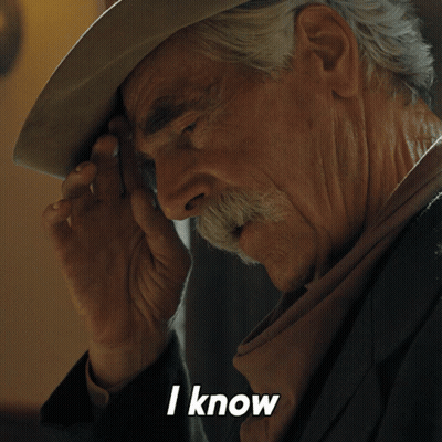 Man In Cowboy Hat Saying I Know GIF