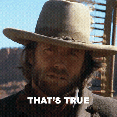 Man In Cowboy Hat Saying That's True GIF