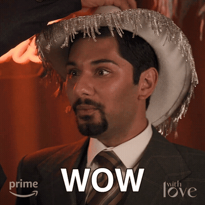 Man In Cowboy Hat Saying Wow GIF