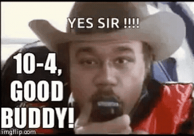 Man In Cowboy Hat Saying Yes Sir GIF