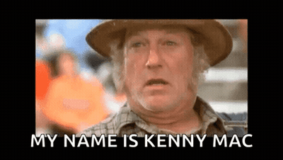 Man In Cowboy Hat Says Kenny Mac GIF