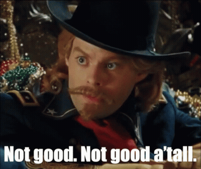 Man In Cowboy Hat Says Not Good Not Good A ' Tall GIF