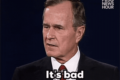Man In Cowboy Hat Says Not Good Not Good Tall GIF
