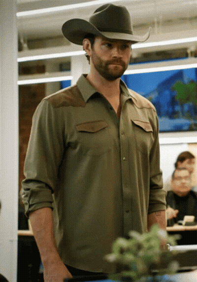 Man In Cowboy Hat With Beard GIF