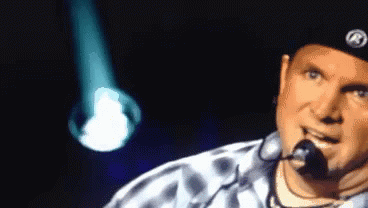 Man In Cowboy Hat With W Microphone GIF