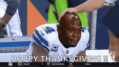Man In Cowboys Jersey Crying Being Comforted GIF