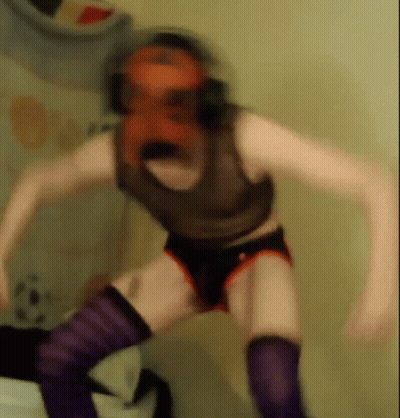 Man In Crow Mask Standing In Doorway GIF
