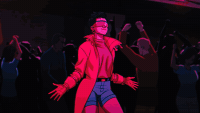 Man In Crowd Mouth Open Look Whos Here GIF