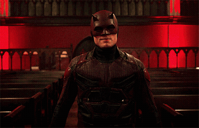 Man In Daredevil Costume GIF