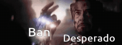 Man In Dark Room Ban Desperado GIF