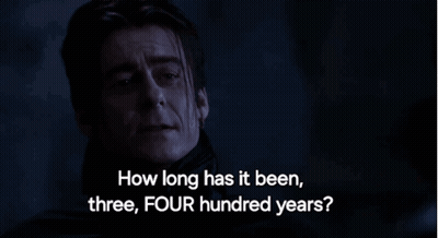 Man in Dark Room How Long Has It Been Three Four Hundred Years