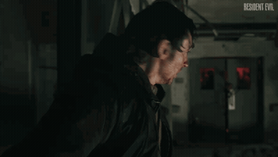 Man In Dark Room Resident Evil GIF