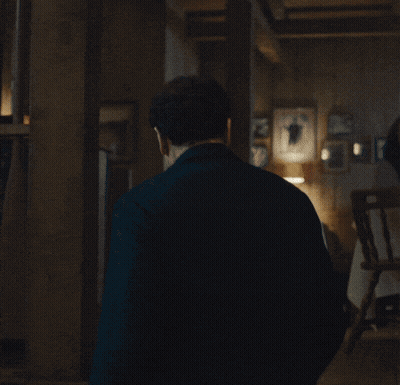 Man In Dark Room Saying Don't Do It GIF