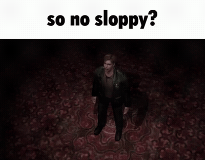 Man In Dark Room Saying So No Sloppy GIF