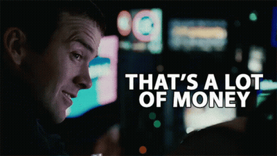Man In Dark Room Saying That's A Lot Of Money GIF