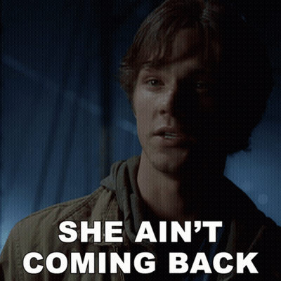 Man In Dark Room She Ain't Coming Back GIF