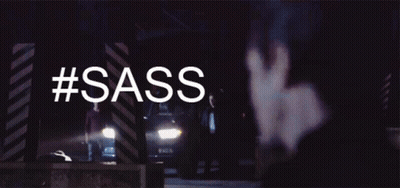 Man In Dark Room With #Sass GIF