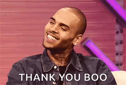 Man In Denim Jacket Saying Thank You Boo GIF