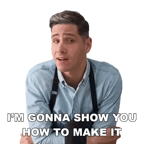 Man In Denim Shirt And Suspenders Saying How To Make It Sticker