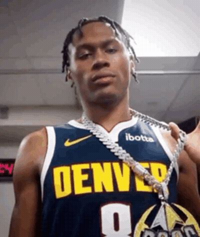 Man in Denver Jersey and Chain