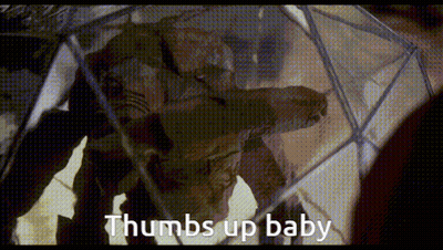 Man In Dome Thumbs Up Baby GIF