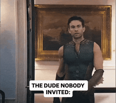 Man In Doorway The Dude Nobody Invited GIF